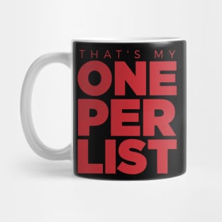 that's my one perlist Mug